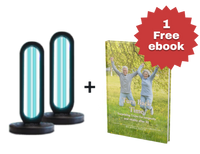 2x Bundle - UVO254™ Powered Home Disinfection Tower + 1 free ebook
