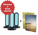 3x Bundle - UVO254™ Powered Home Disinfection Tower + 1 Free Ebook