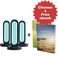 3x Bundle - UVO254™ Powered Home Disinfection Tower + 1 Free Ebook